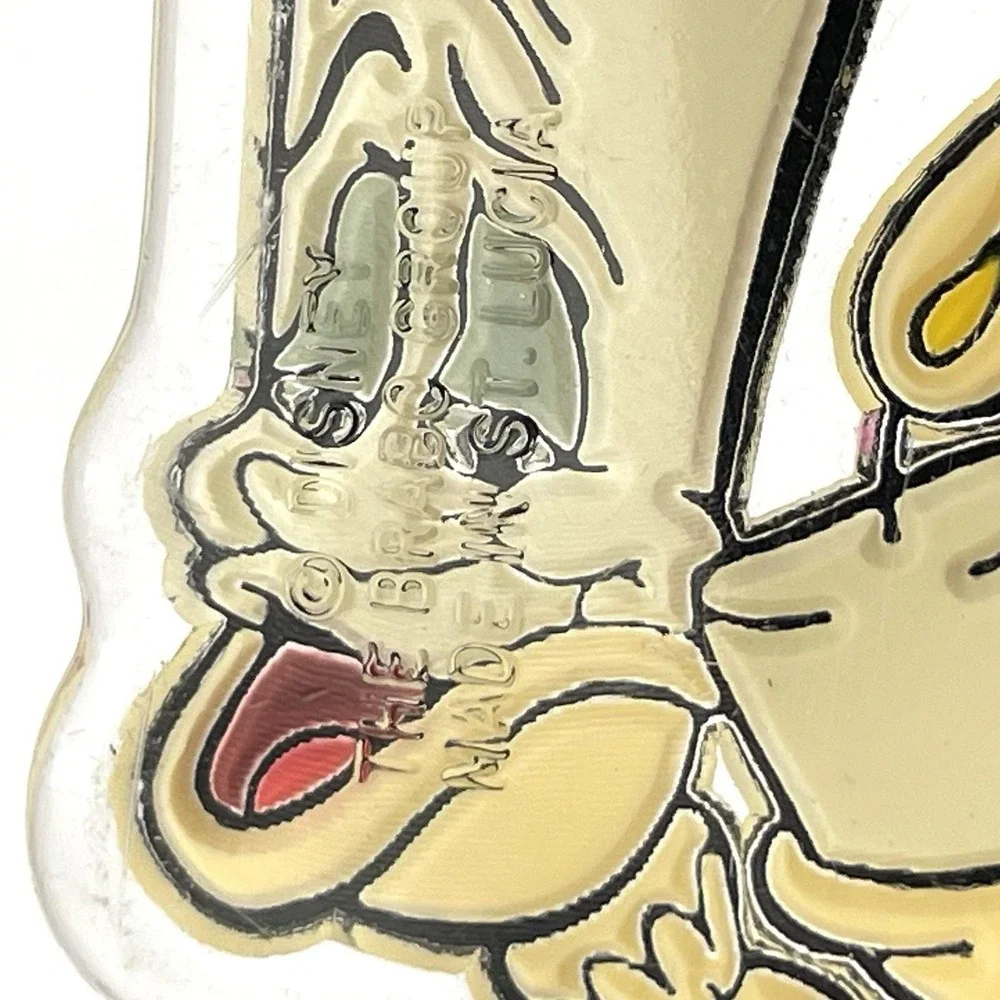 Vintage 1990s‎ Disney Beauty and the Beast Lumiere Brabo Group Acrylic Keychain